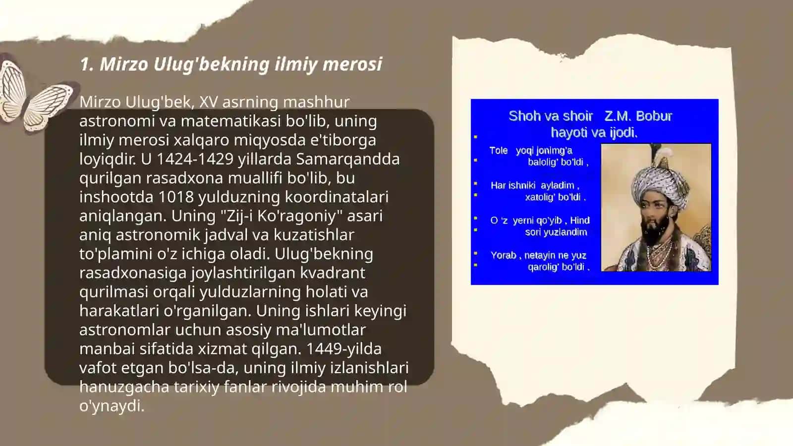 Mirzo Ulug'bekning ilmiy merosi 3