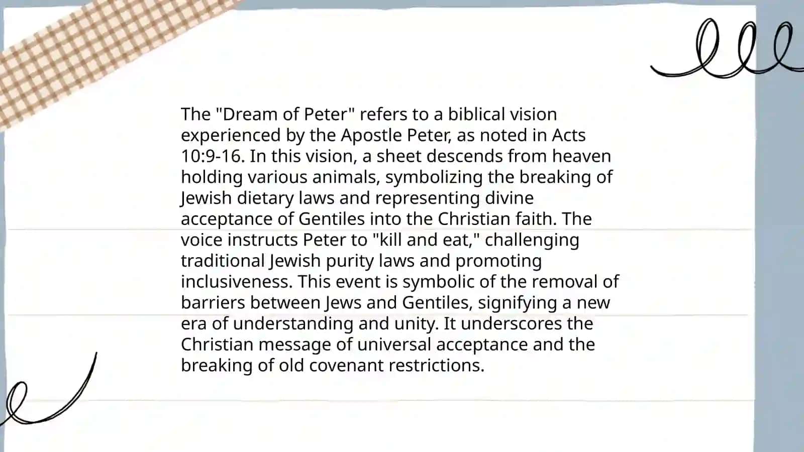 Allegoric heroes in "Dream of Peter" 3