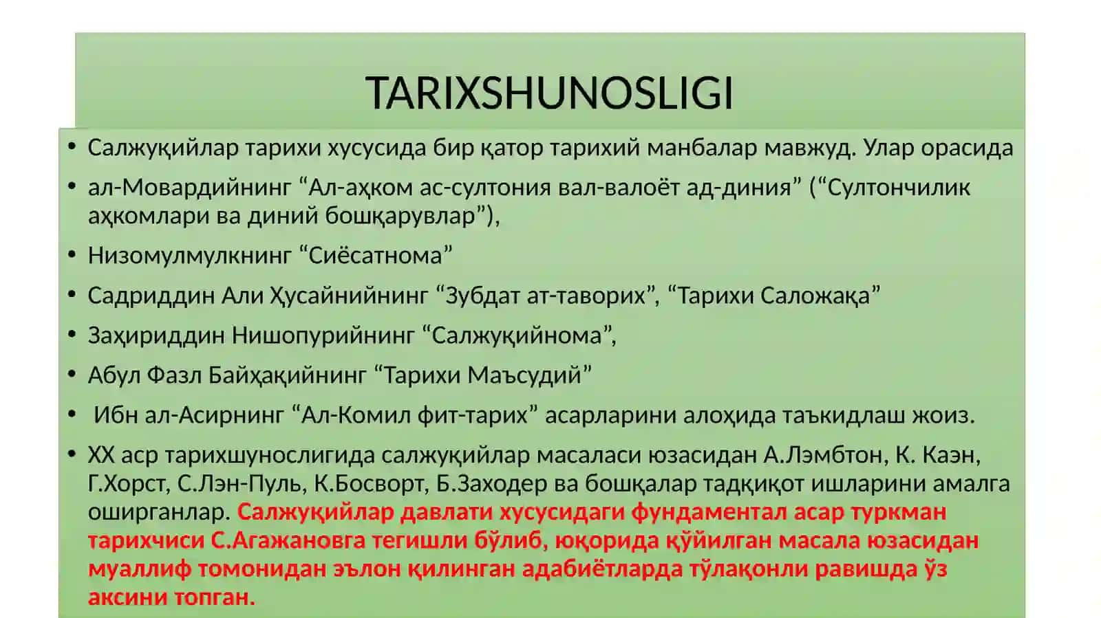 SALJUQIYLAR DAVLATI 3
