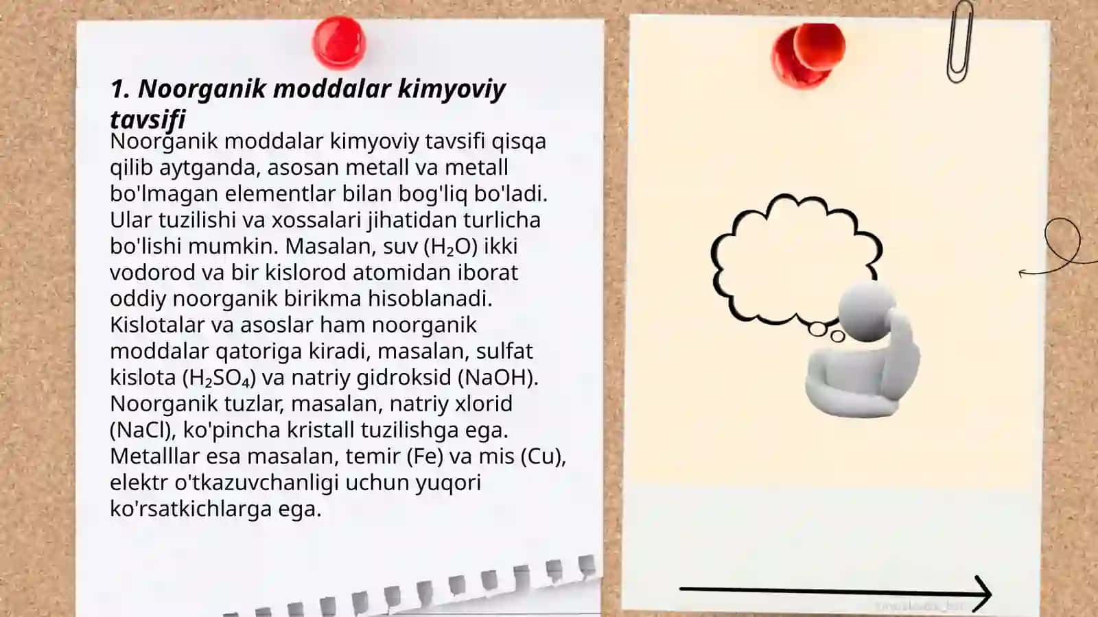 Noorganik moddalar kimyoviy tavsifi 3