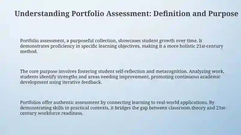 Portfolio assessment 3