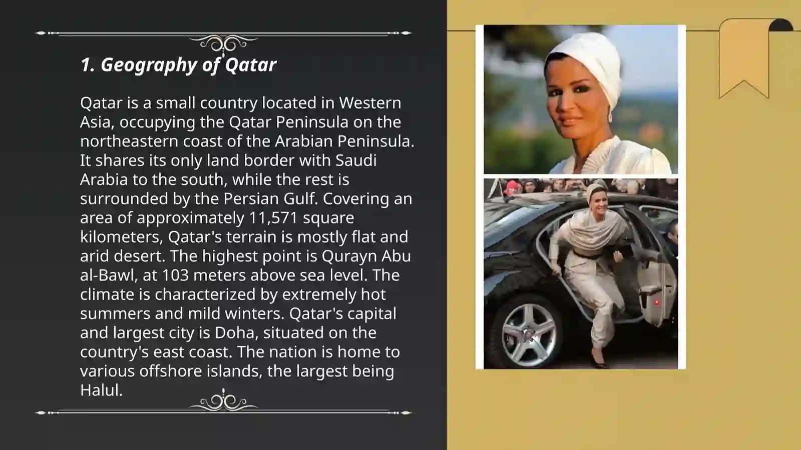 Qatar madaniyati va aholisi haqida 3