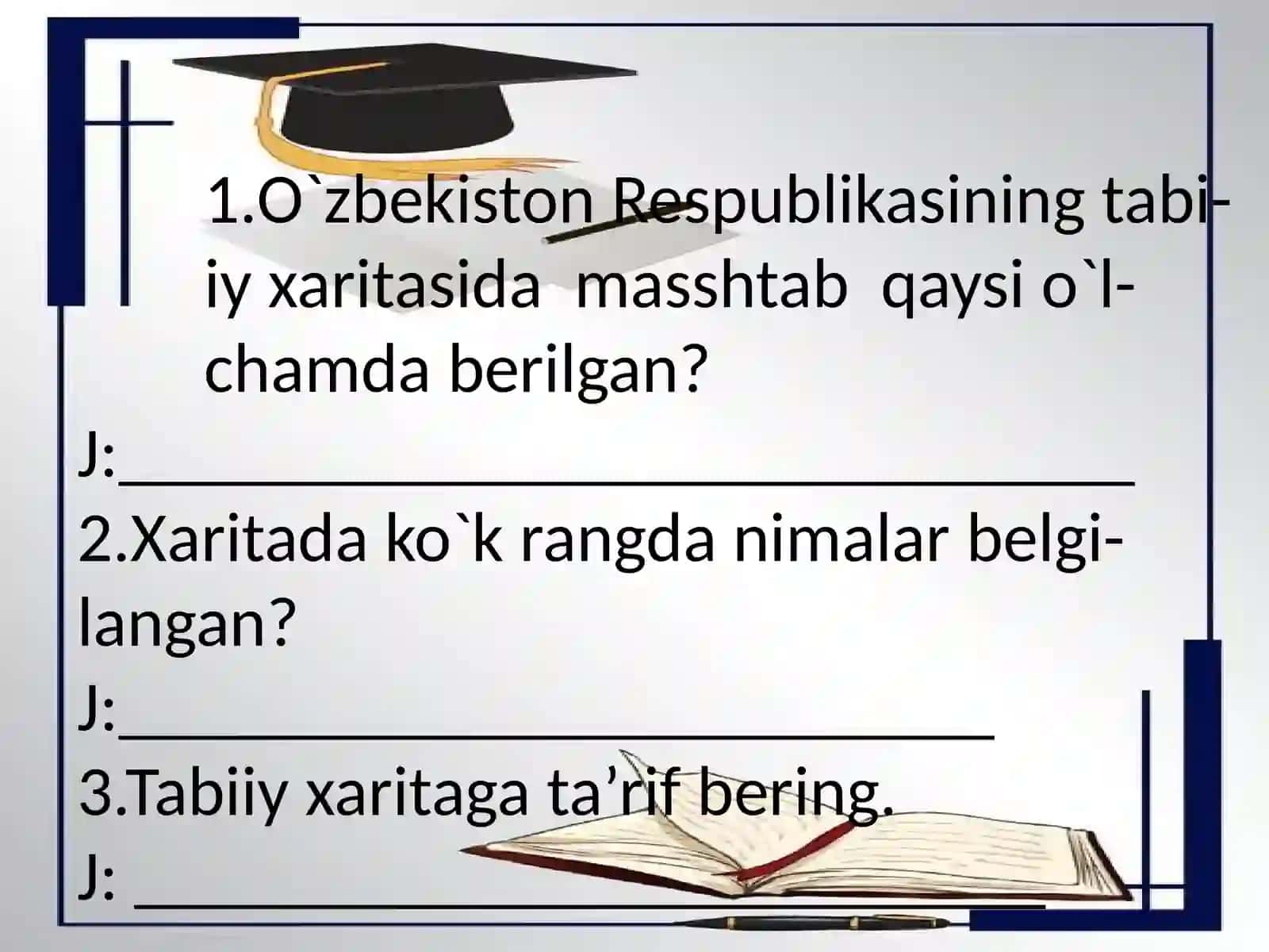 Tabiatshunoslik fanidan taqdimoti 3