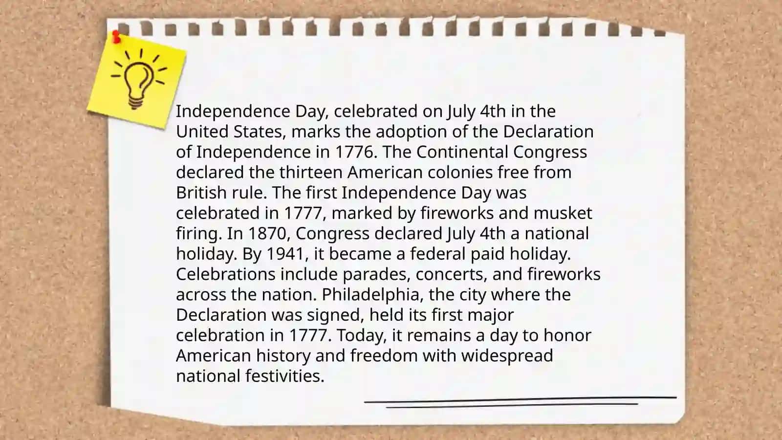 Independent day 3