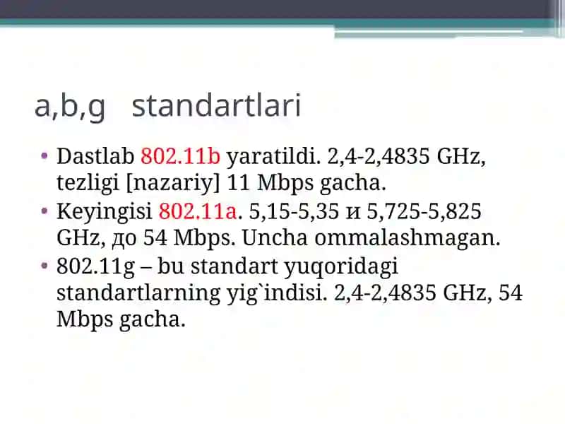 Wi-Fi texnologiyasi 3