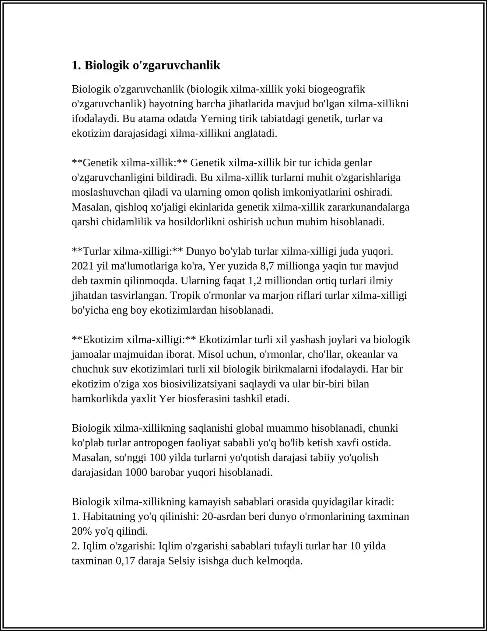 BIOLOGIK OMILLAR 3