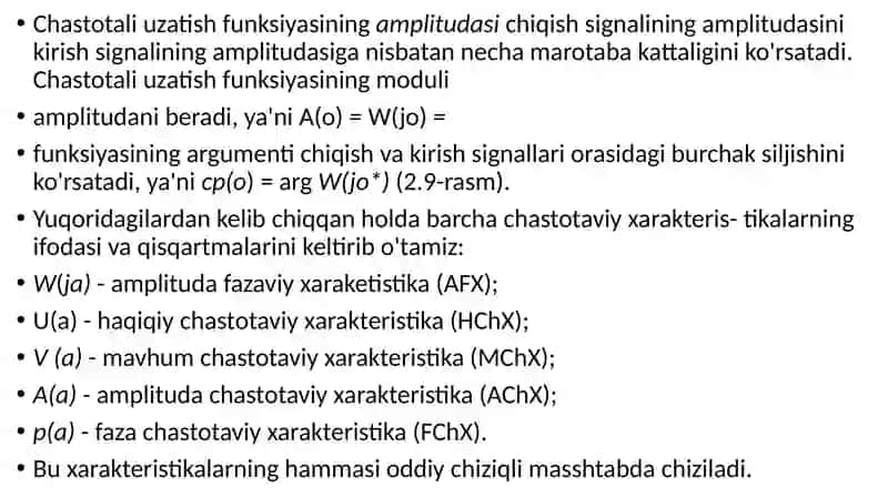 Chastotaliuzatish funksiyasi 3