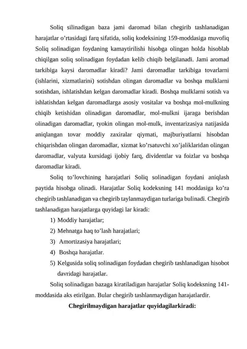 Soliqlar vazifalari va turlari 3
