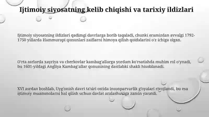 Kuchli ijtimoiy siyosat konsepsiyasi 3