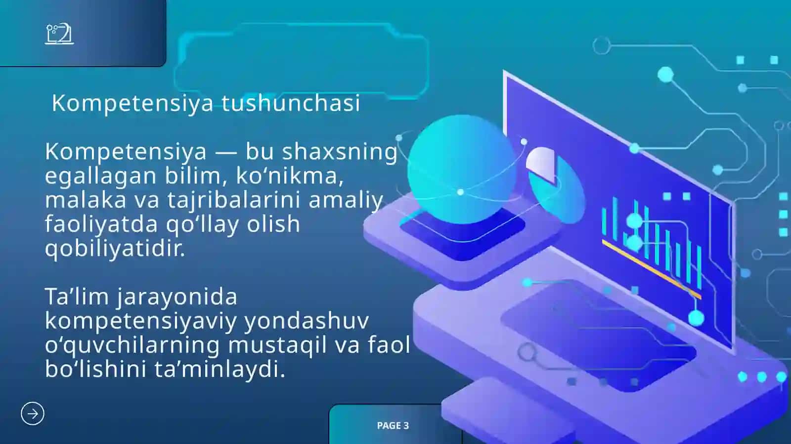 Axborotlarni izlash va elektron vositalarda yig‘ish kompetensiyasi 3