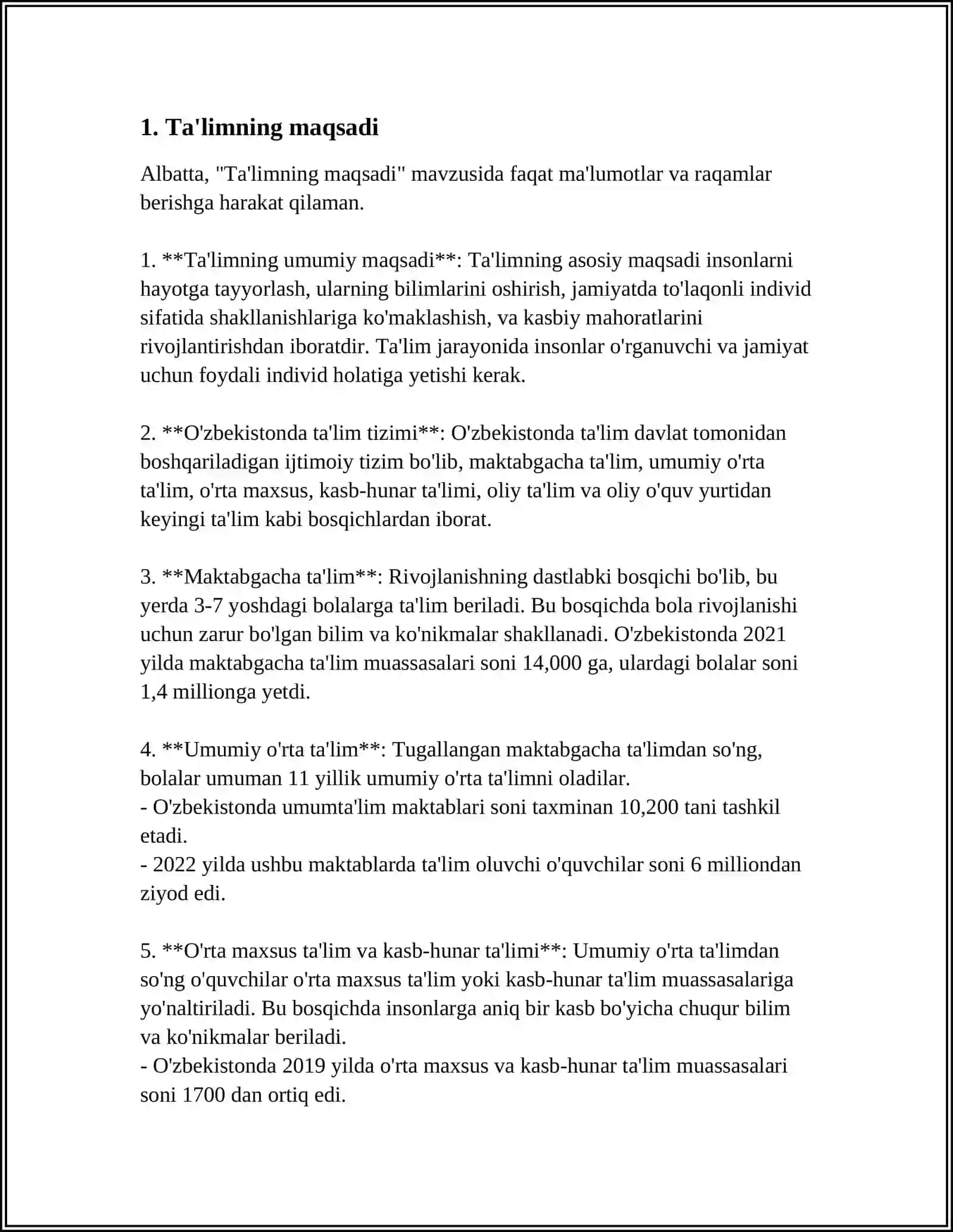 EKALOGIK TA'LIM TARBIYA VAZIFALARI 3