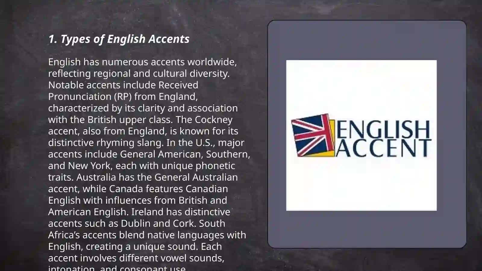 Types of English Accents 3