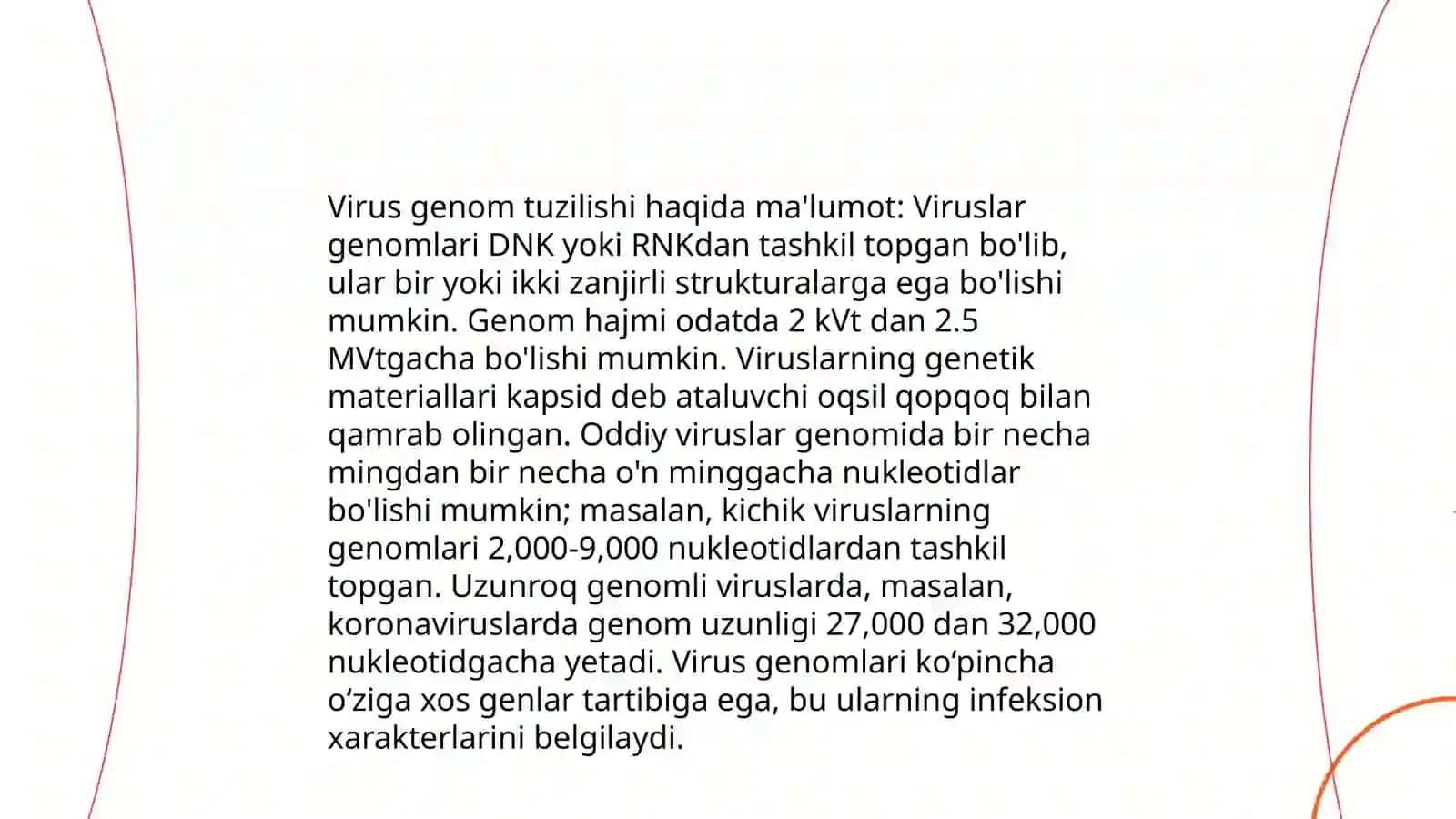 Virus genomlanning replikatsiyasi va transkripsiyasi 3