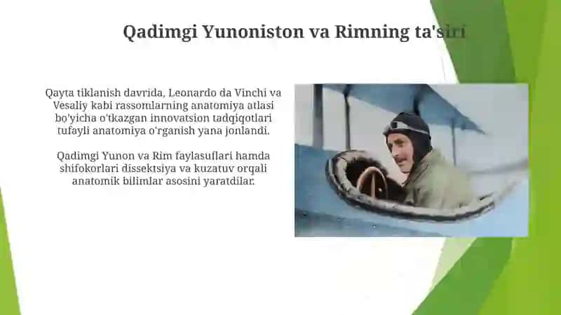 Anatomiyaning rivojlanishi 3