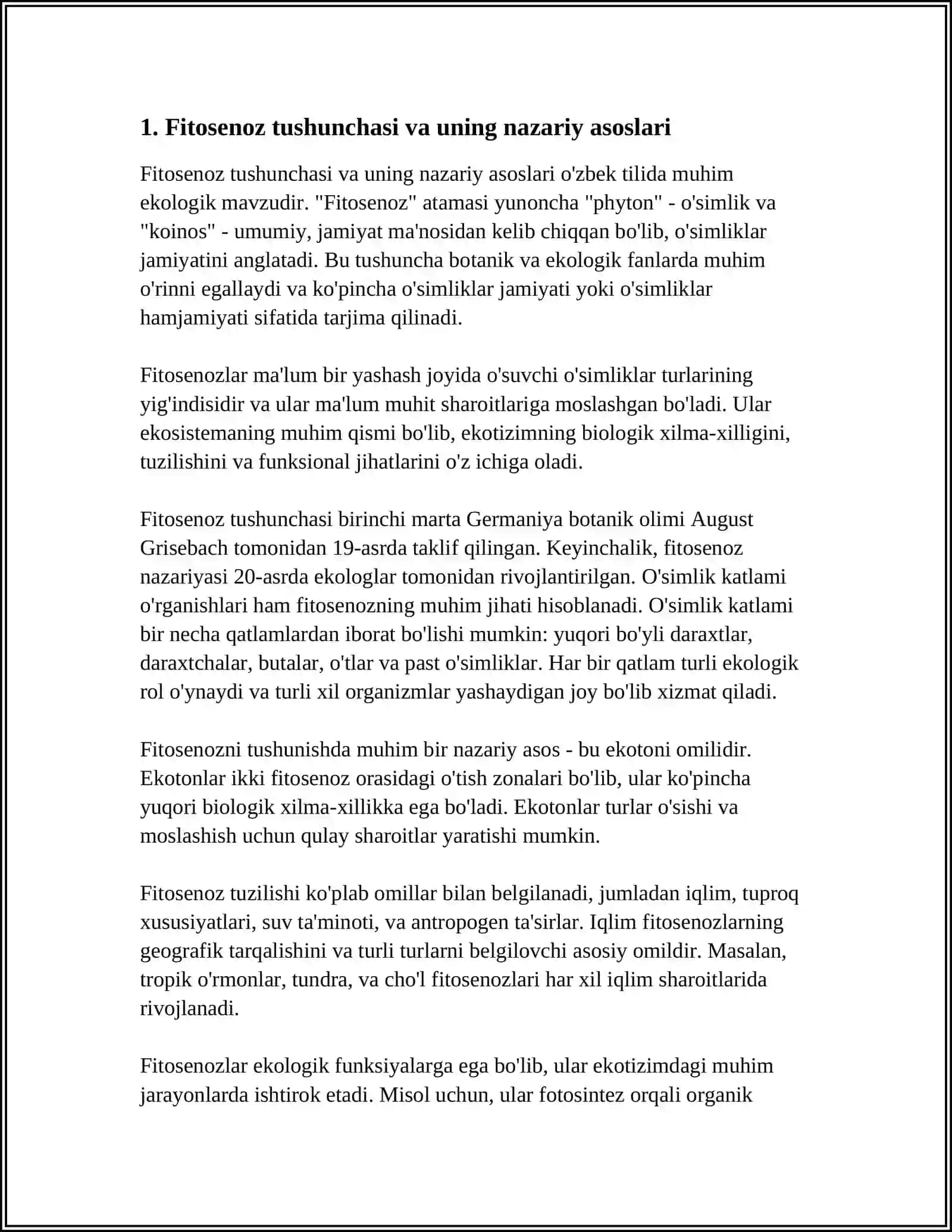 FITOSENOZ VA UNING TARKIBIY QISMI 3