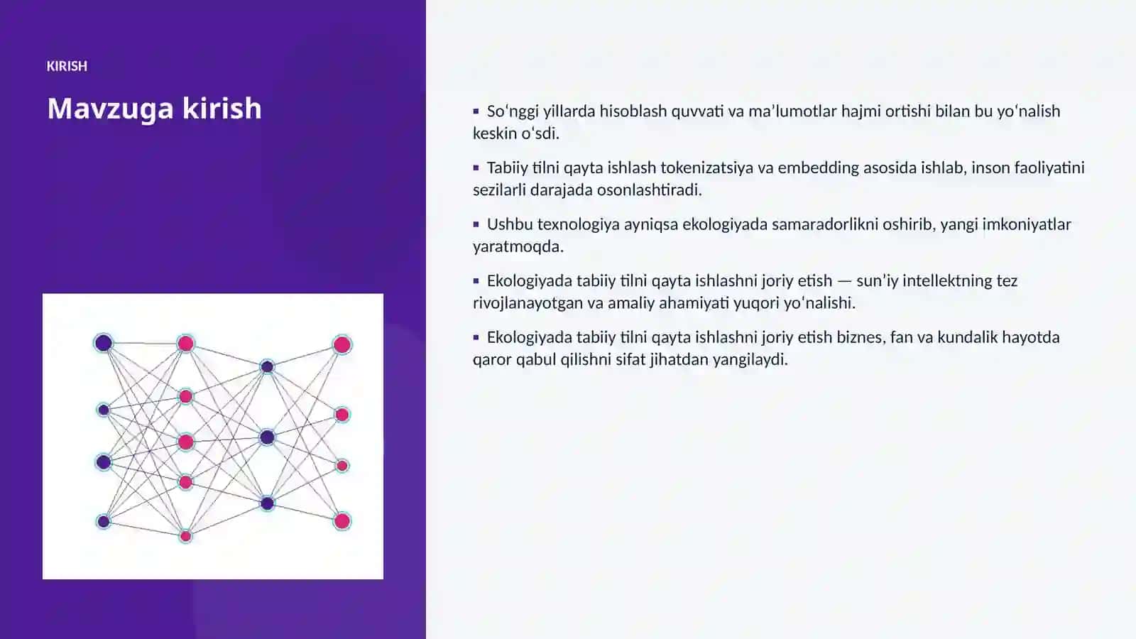 SUNʼIY INTELLEKT • PROFESSIONAL TAQDIMOT 3