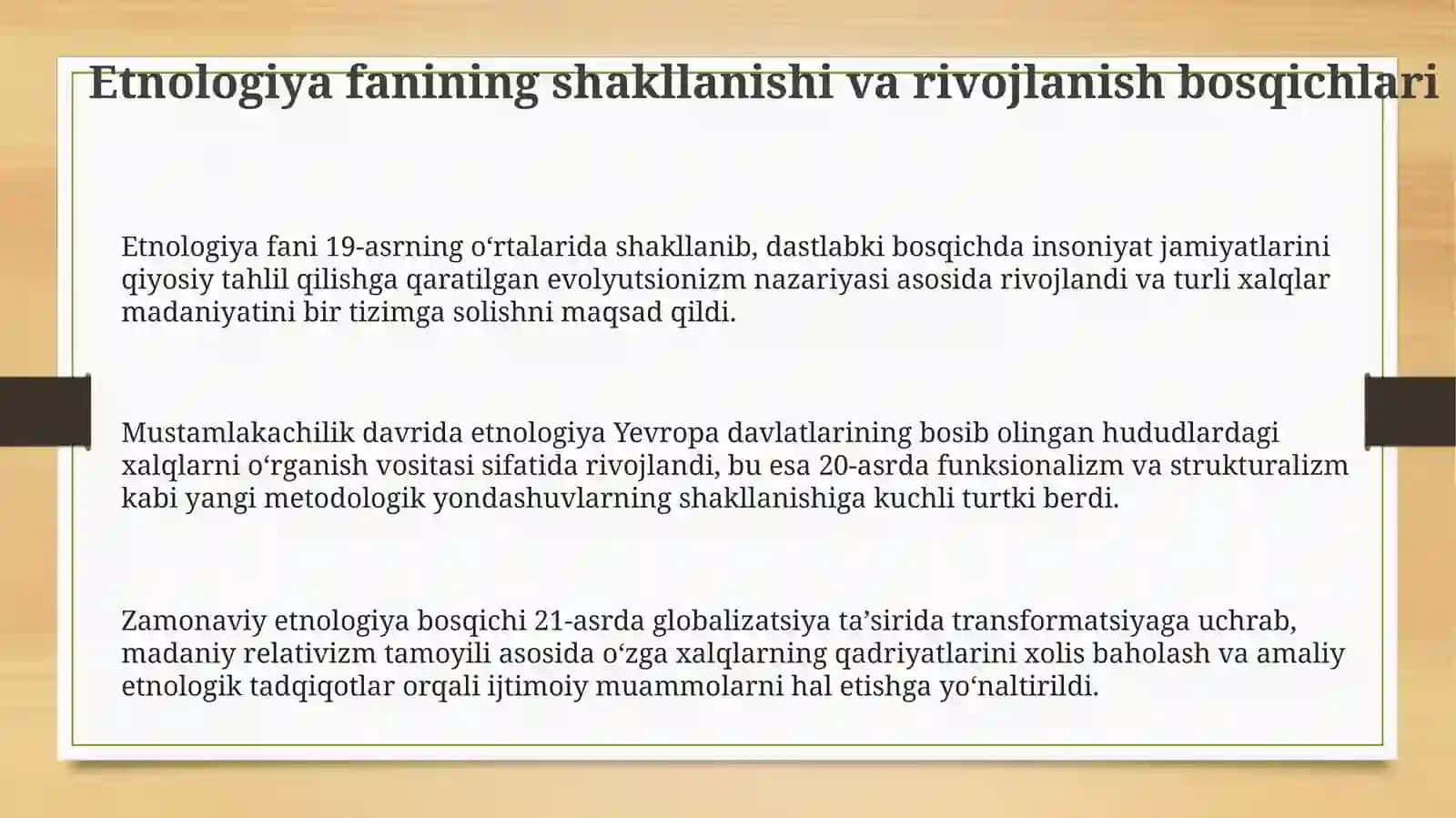 Etnologiya fani tarixi 3