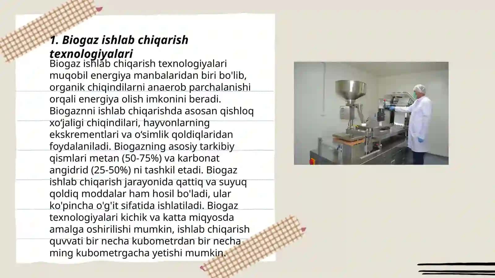 Biogaz ishlab chiqarish texnologiyalari 3