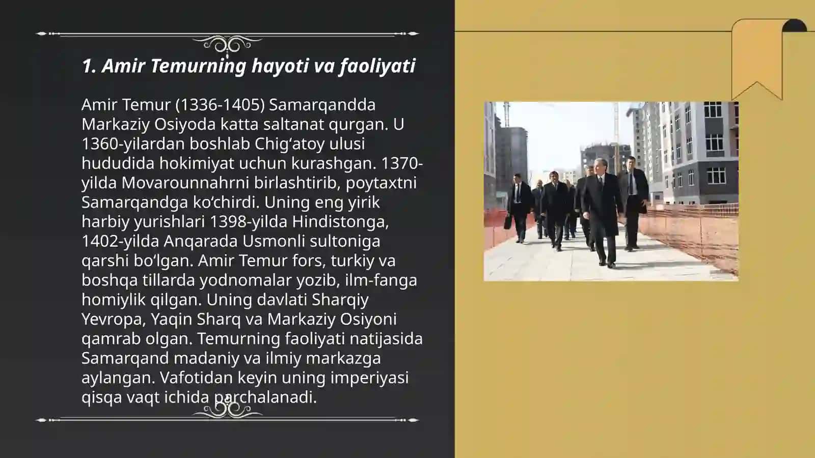 Mirzo Ulugʻbek - davlat arbobi va buyuk olim 3