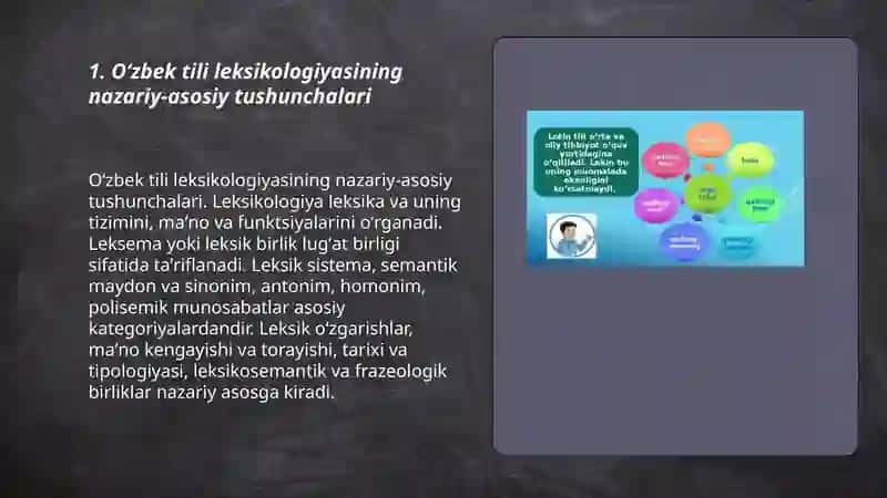 Oʻzbek tili leksikologiyasi 3