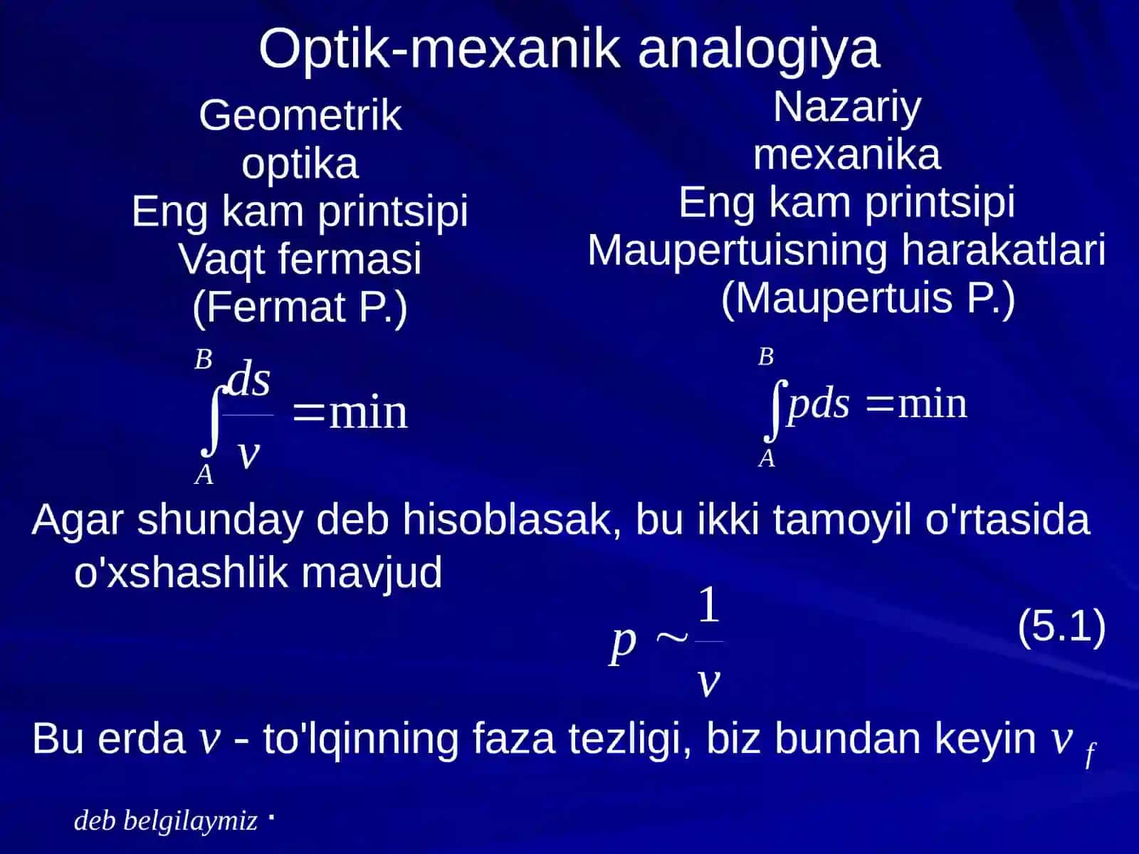 De Broyl to'lqinlari 3