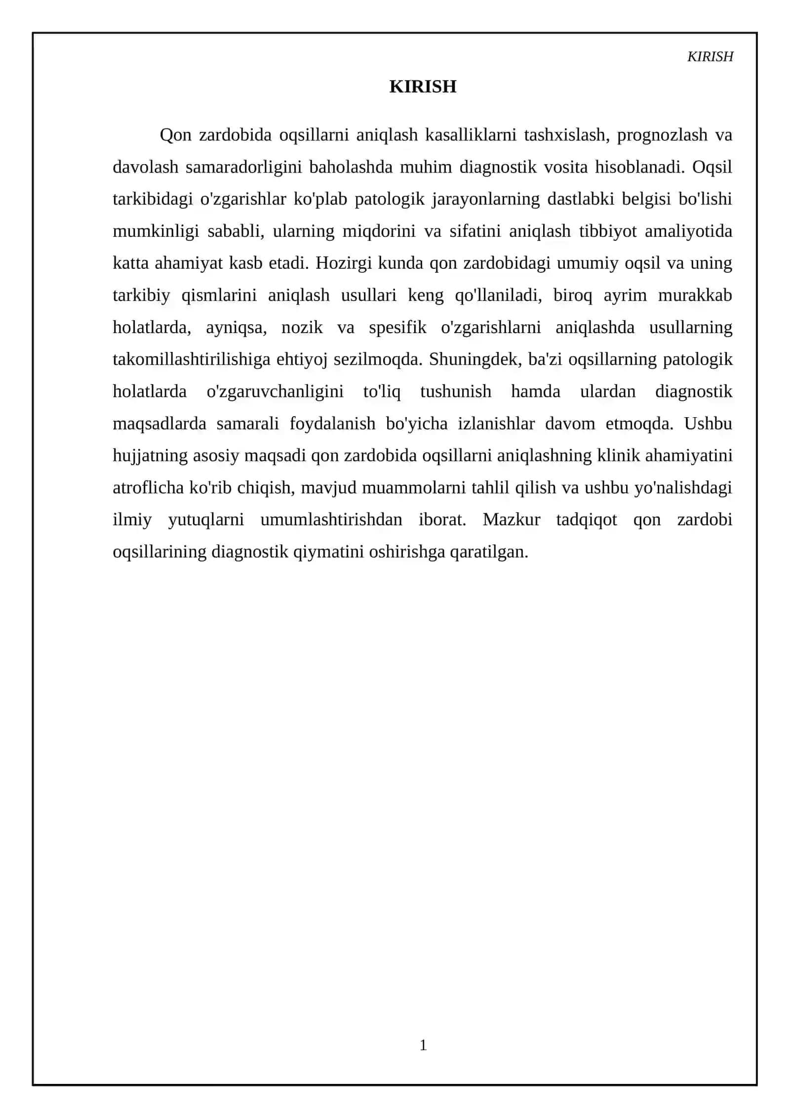 Qon zardobida oqsillar aniqlashning klinik ahamiyati 3