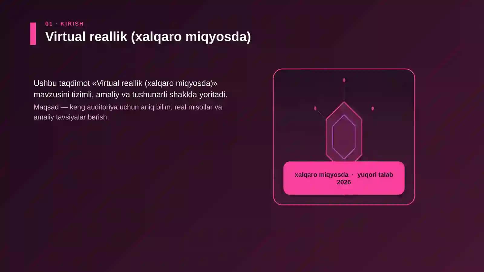 Virtual reallik (xalqaro miqyosda) 3