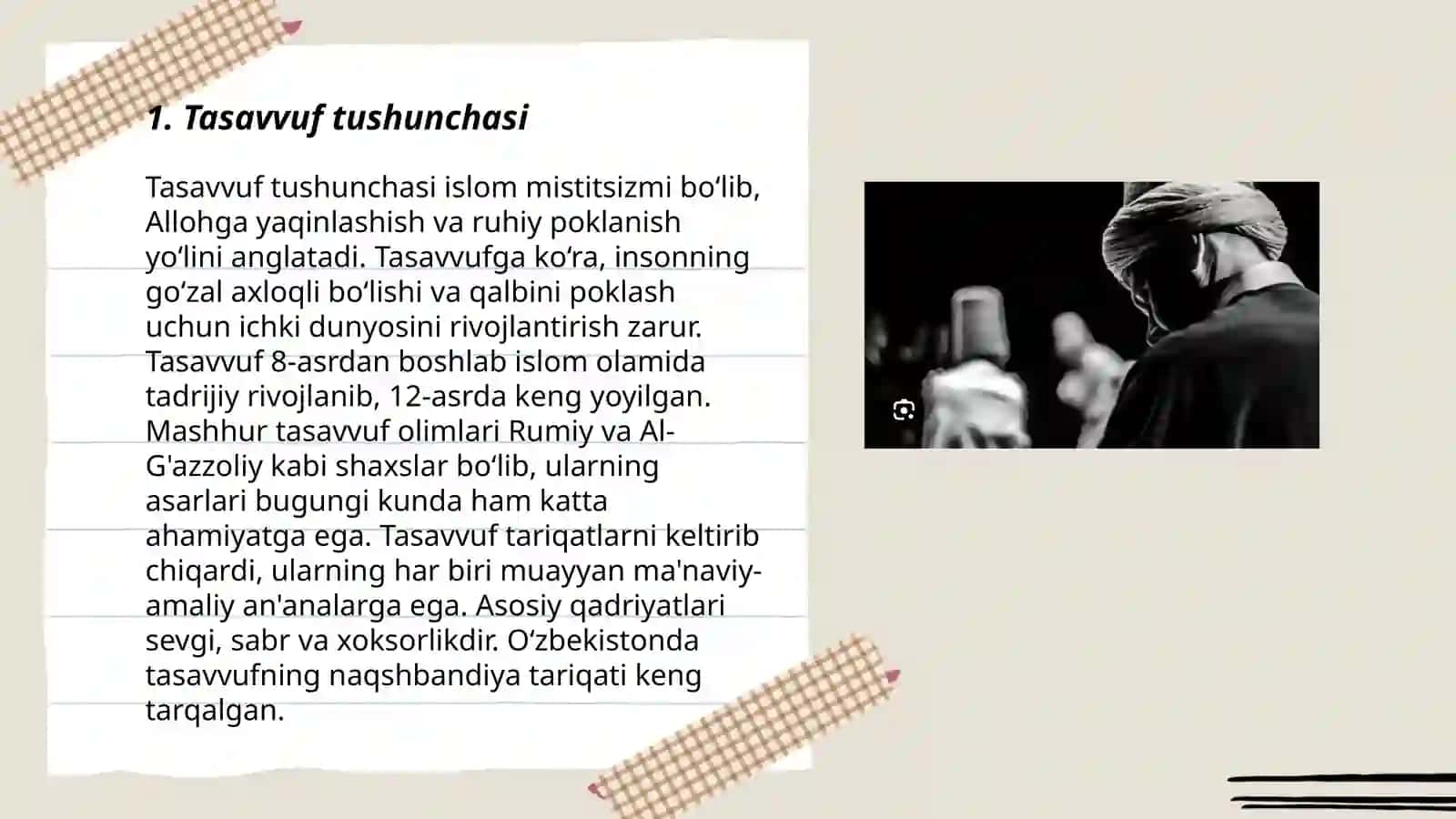 Tasavvuf tushunchasi va uning mohiyati 3