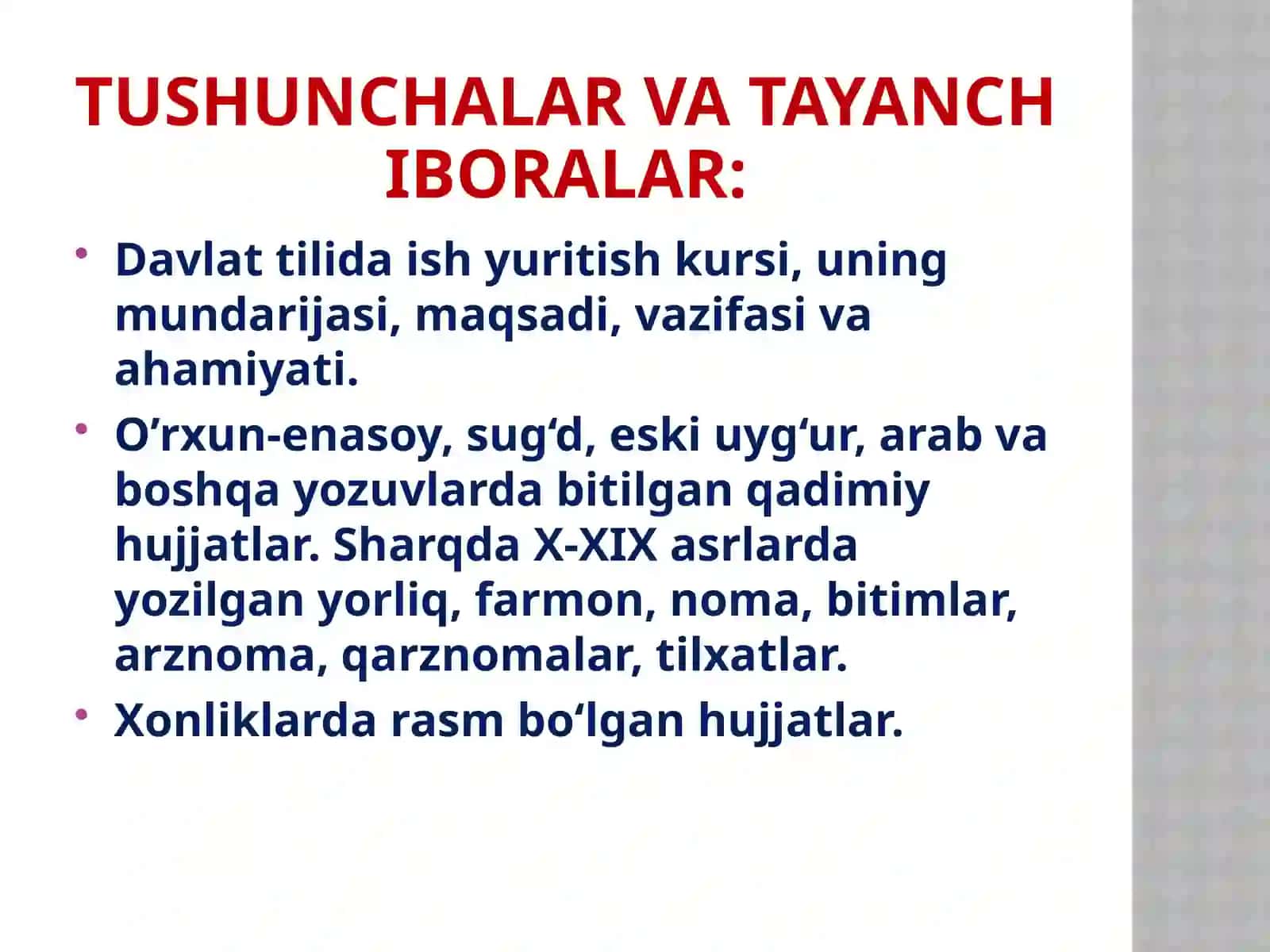 davlat tilida ish yuritish fanining maqsad va vazifalari 3