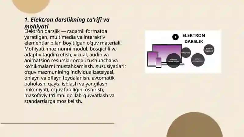 Elektron darslik va uning turlari 3