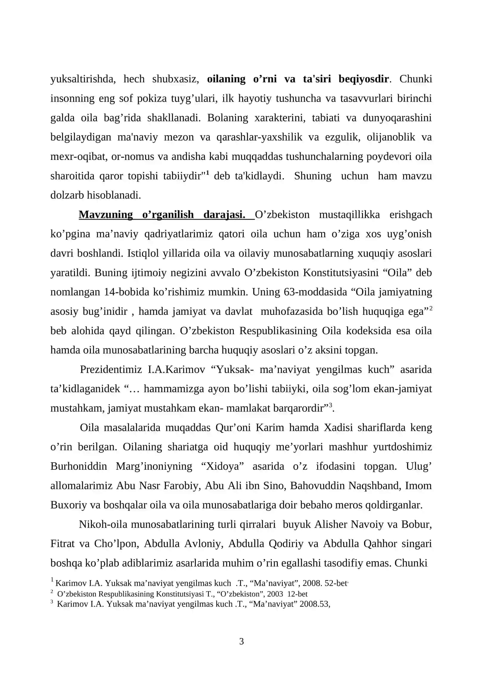 O’zbek oilasi etnologiyasi tarixshunosligi 3