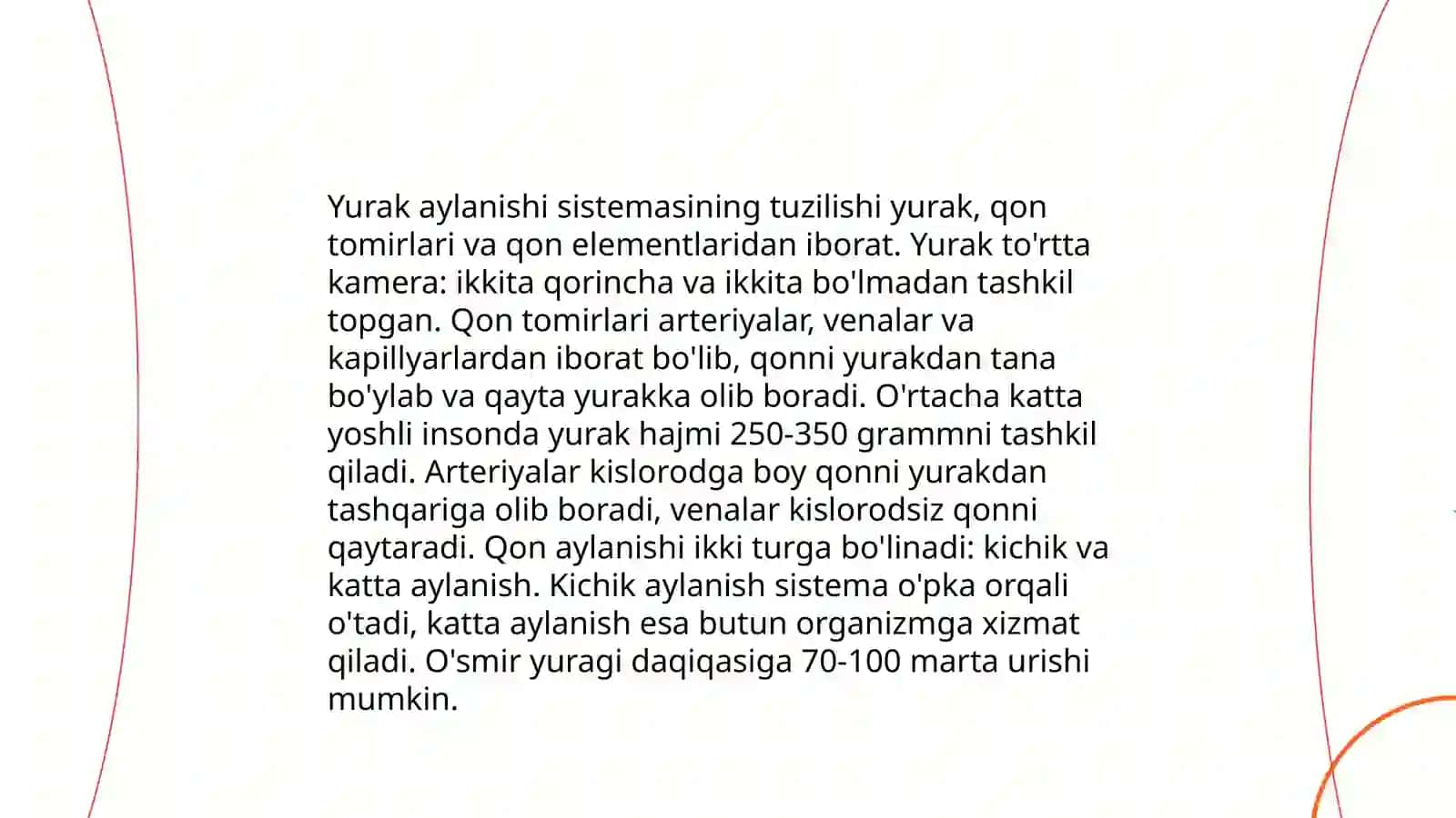 Qon aylanishi. Yurak muskullari 3