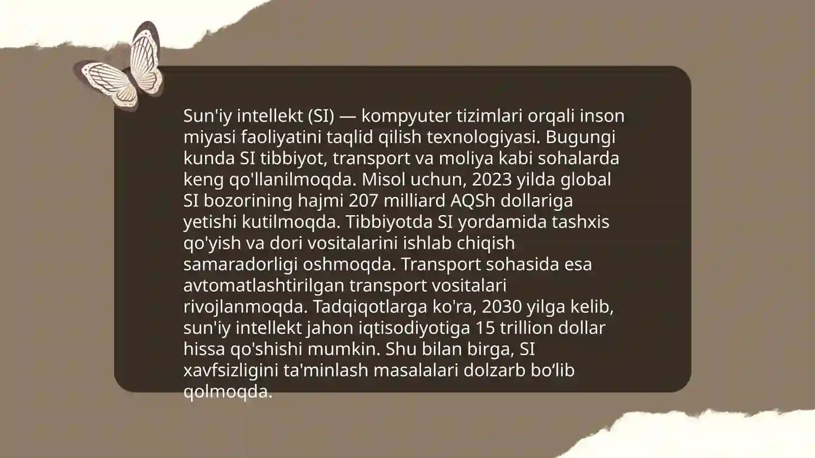 Sun'iy intellekt va uning tadbiqlari 3