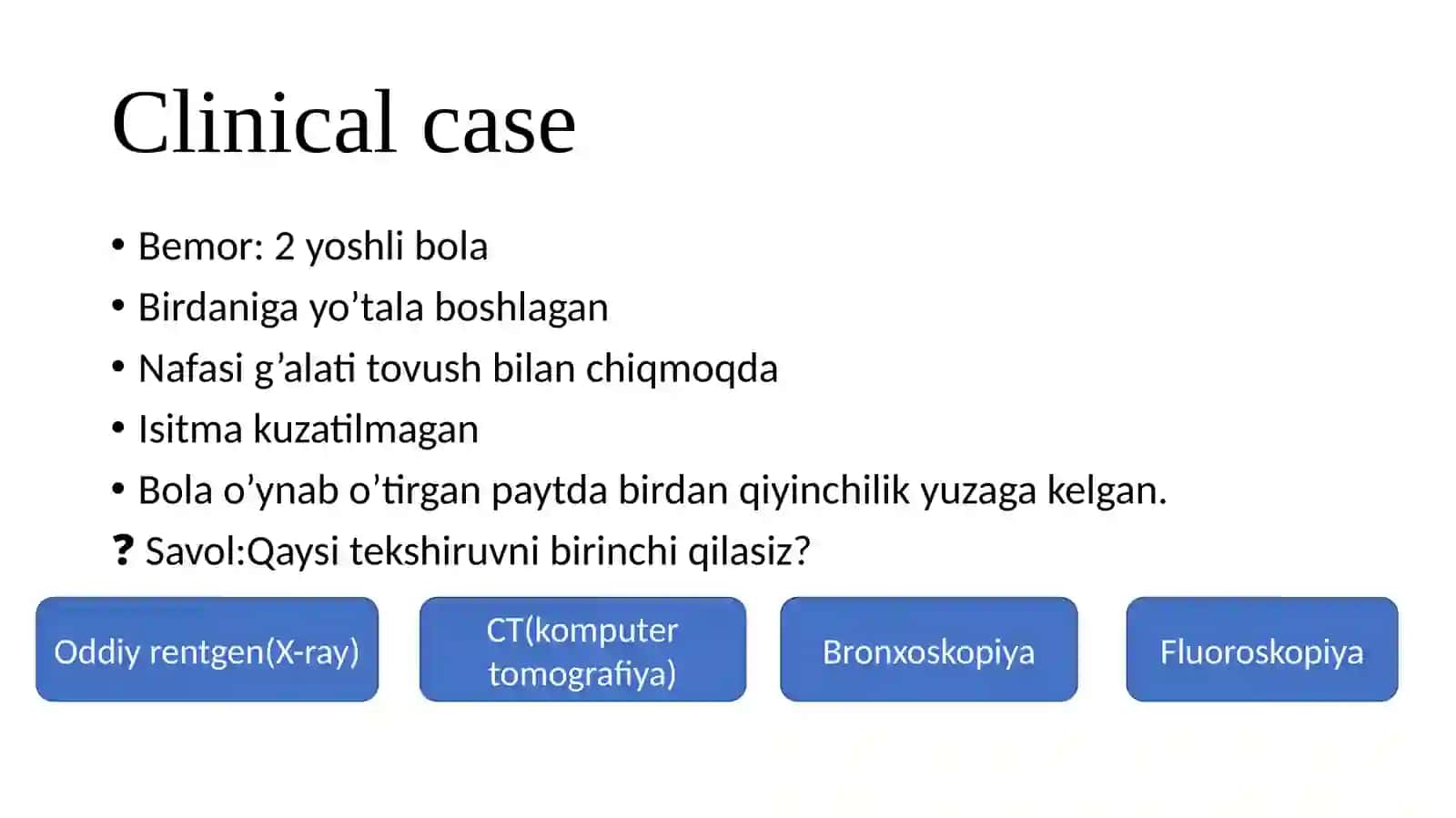 clinic case BKP 3
