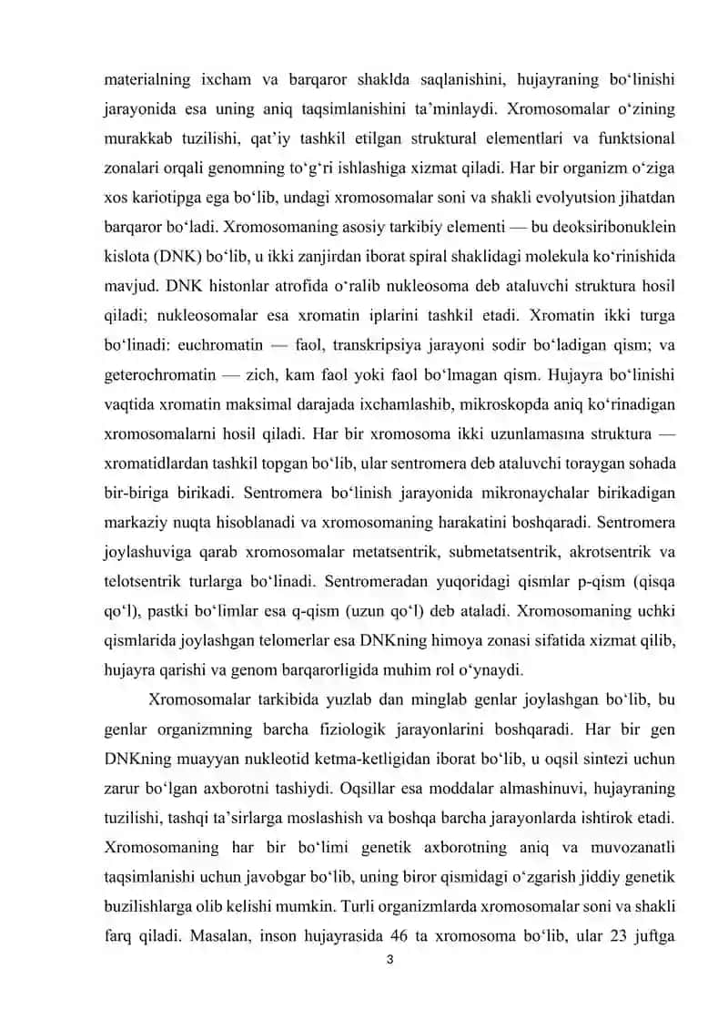Xromosoma abberatsiyalari yoki qayta tuzilishi 3