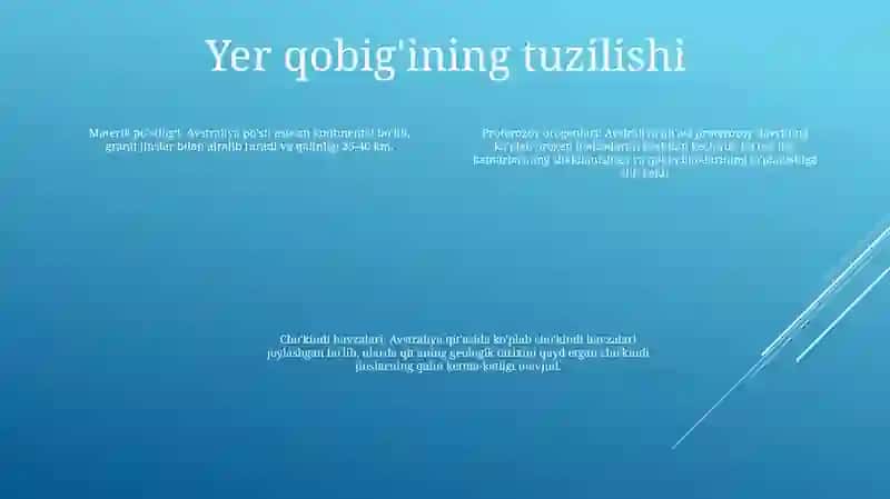 Avstraliya Materigining Geologik Tuzilishi 3