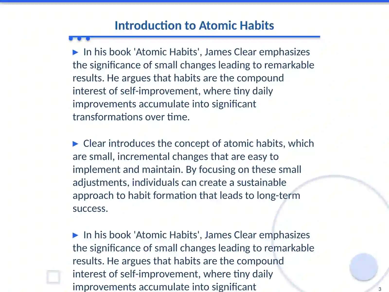 Atomic Habits by James Clear 3