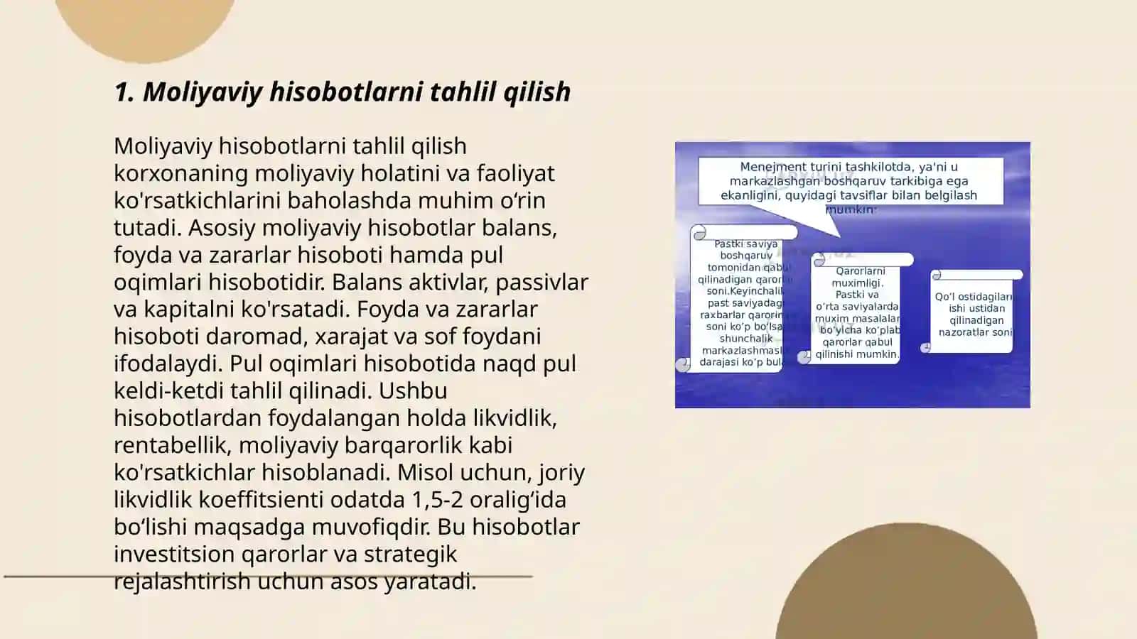 Korxonalarni moliyaviy diyaginostika qilish 3