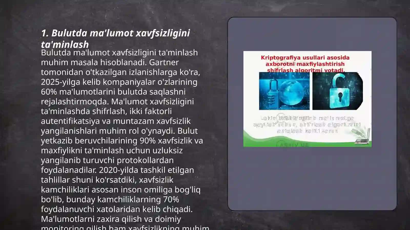 Raqamli iqtisodiyotda axborot xavsizligini taminlashning zamonaviy usullari va vositalari 3