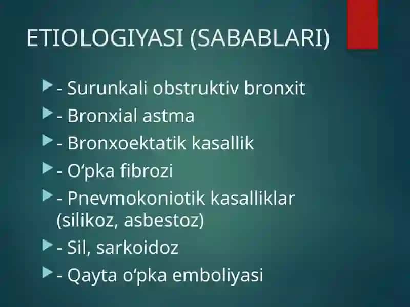 Surunkali O‘pka Yuragi (SO‘Y) 3