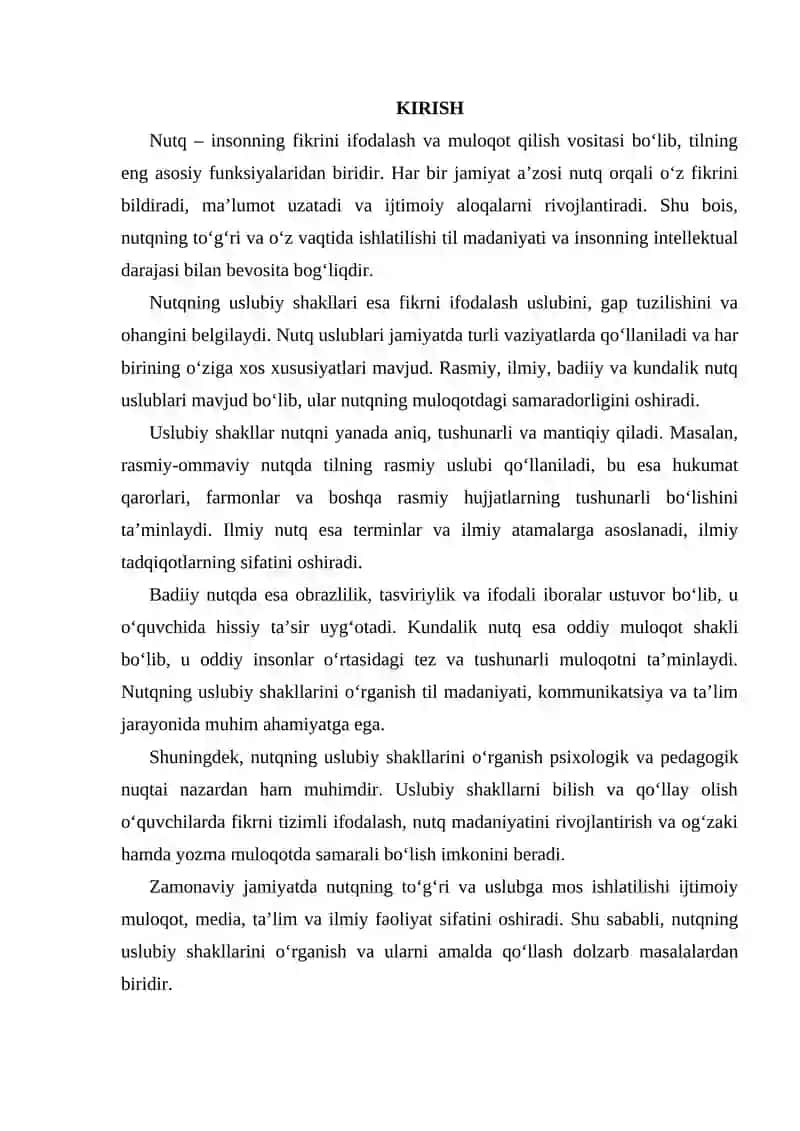 Nutqning Uslubiy Shakllari 3