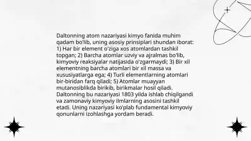 Anorganik kimyoni asosiy qonunlari 3