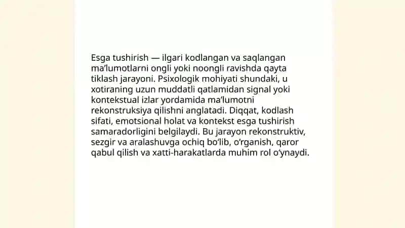 Esga tushirish va uning xillari 3