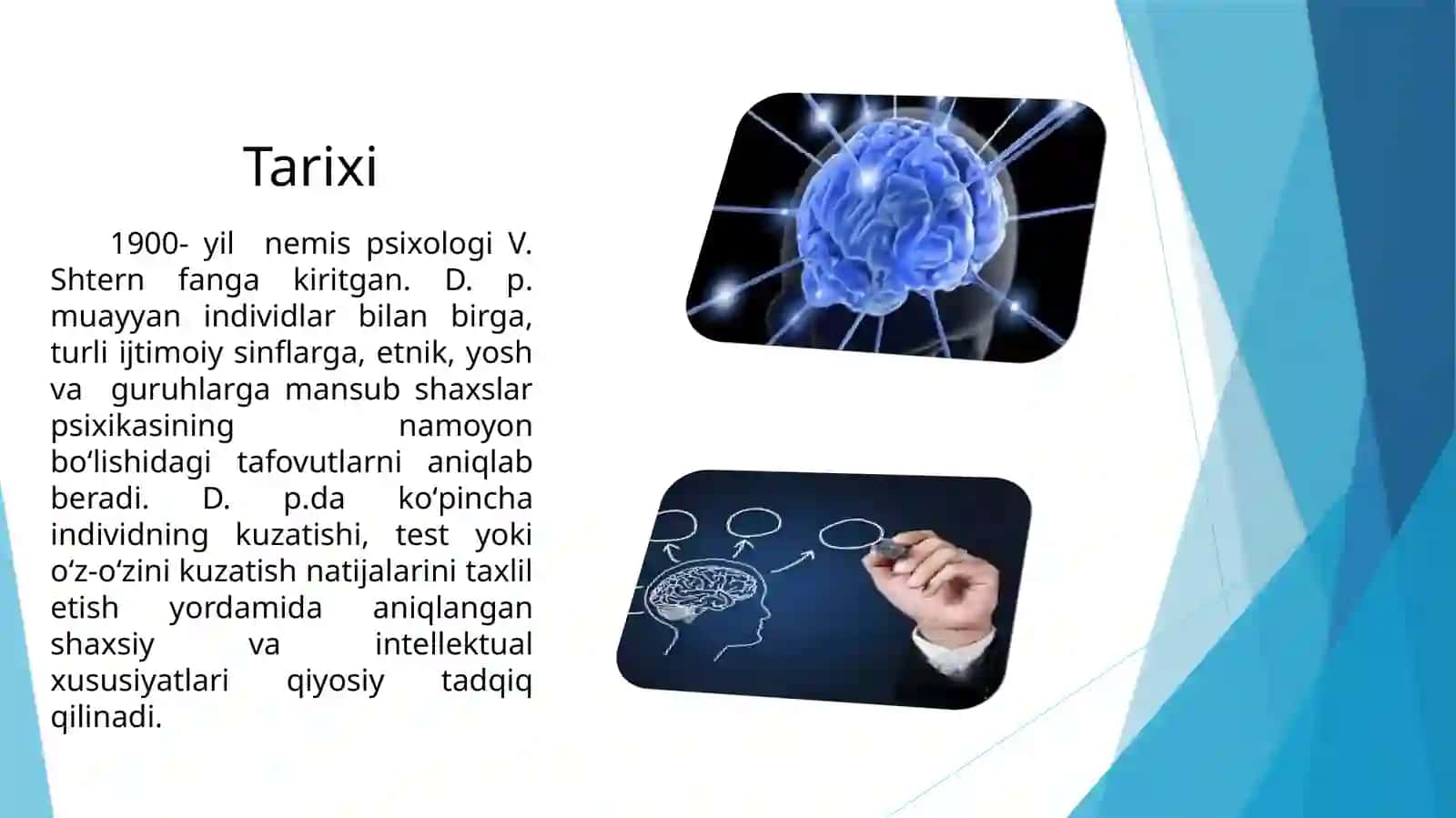 Differinsial psixologiya individual farqlar haqidagi fan sifatida. 3