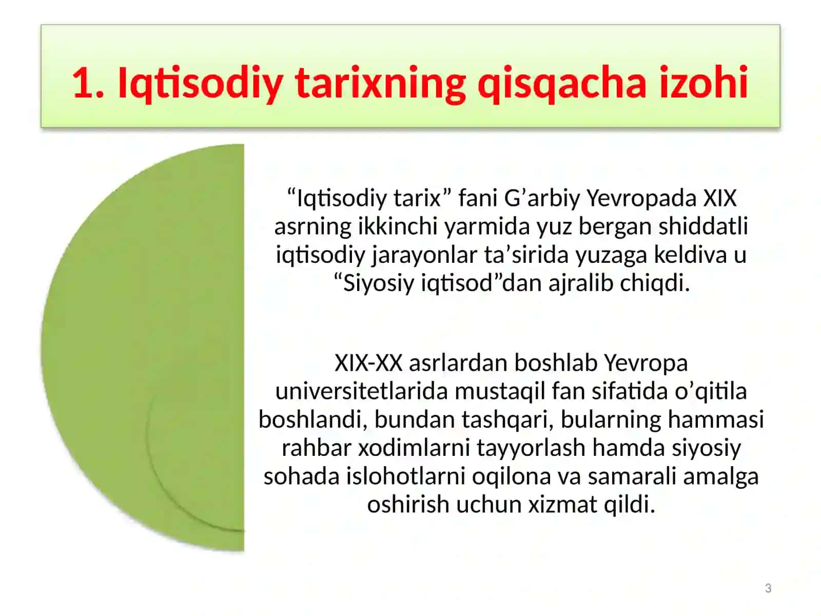 JAHON IQTISODIY TARIXINI O‘RGANISH YO‘NALISHLARI 3