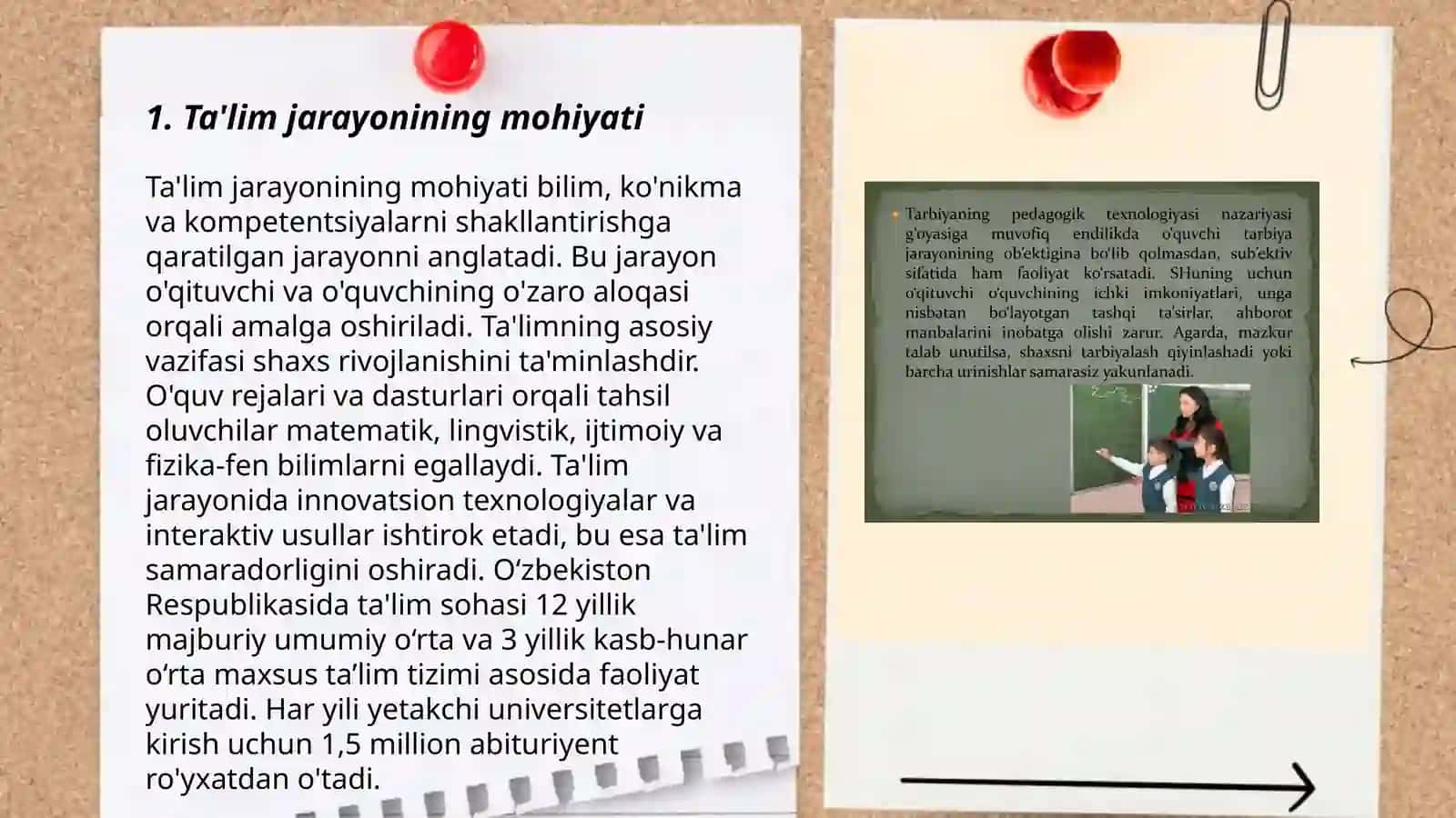 Pedagogik faoliyatda ta’lim -tarbiyaga oid tushunchalar 3