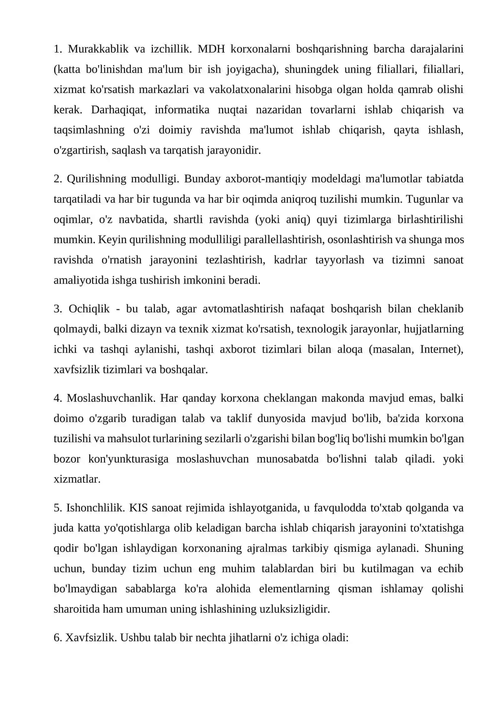 Korparativ axborot tizimlari 3