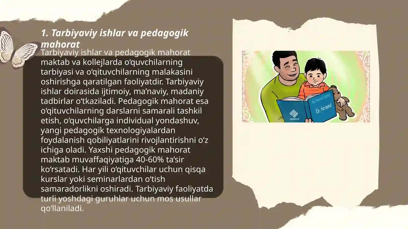 Tarbiyaviy ishlarni amalga oshirishda pedagogik mahorat 3