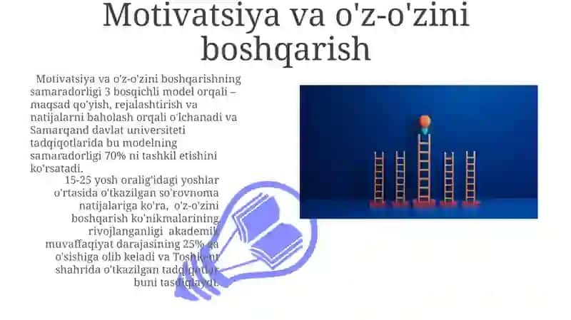 Motivatsiya va o'z-o'zini boshqarish 3