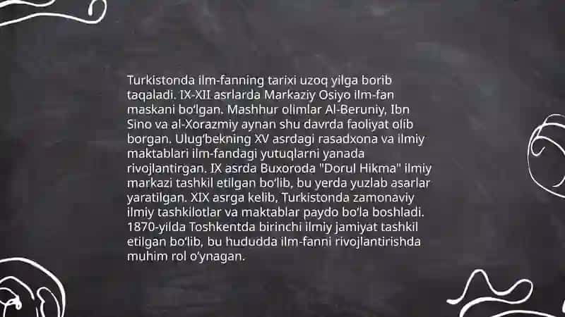 Turkistonda ilm-fan va madaniyat 3